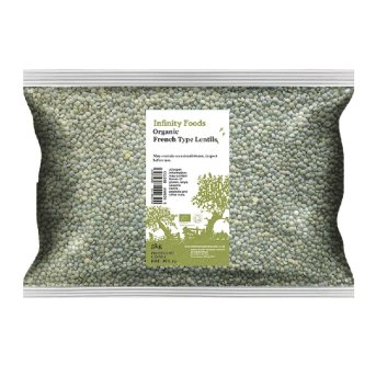 Organic French Type Lentils Infinity Foods 5kg Organic French Type Lentils Infinity Foods 5kg
