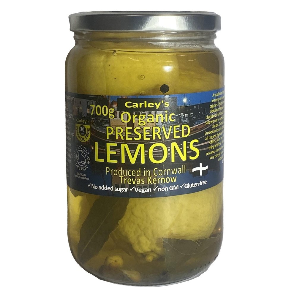 Organic Preserved Lemons Carley's 6x700g Organic Preserved Lemons Carley's 6x700g