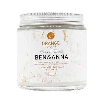 Organic Orange with Fluoride Toothpaste Ben & Anna 100ml Organic Orange with Fluoride Toothpaste Ben & Anna 100ml