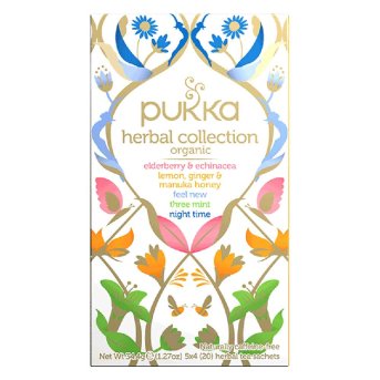 Organic Herbal Tea collection Pukka 4x20bgs