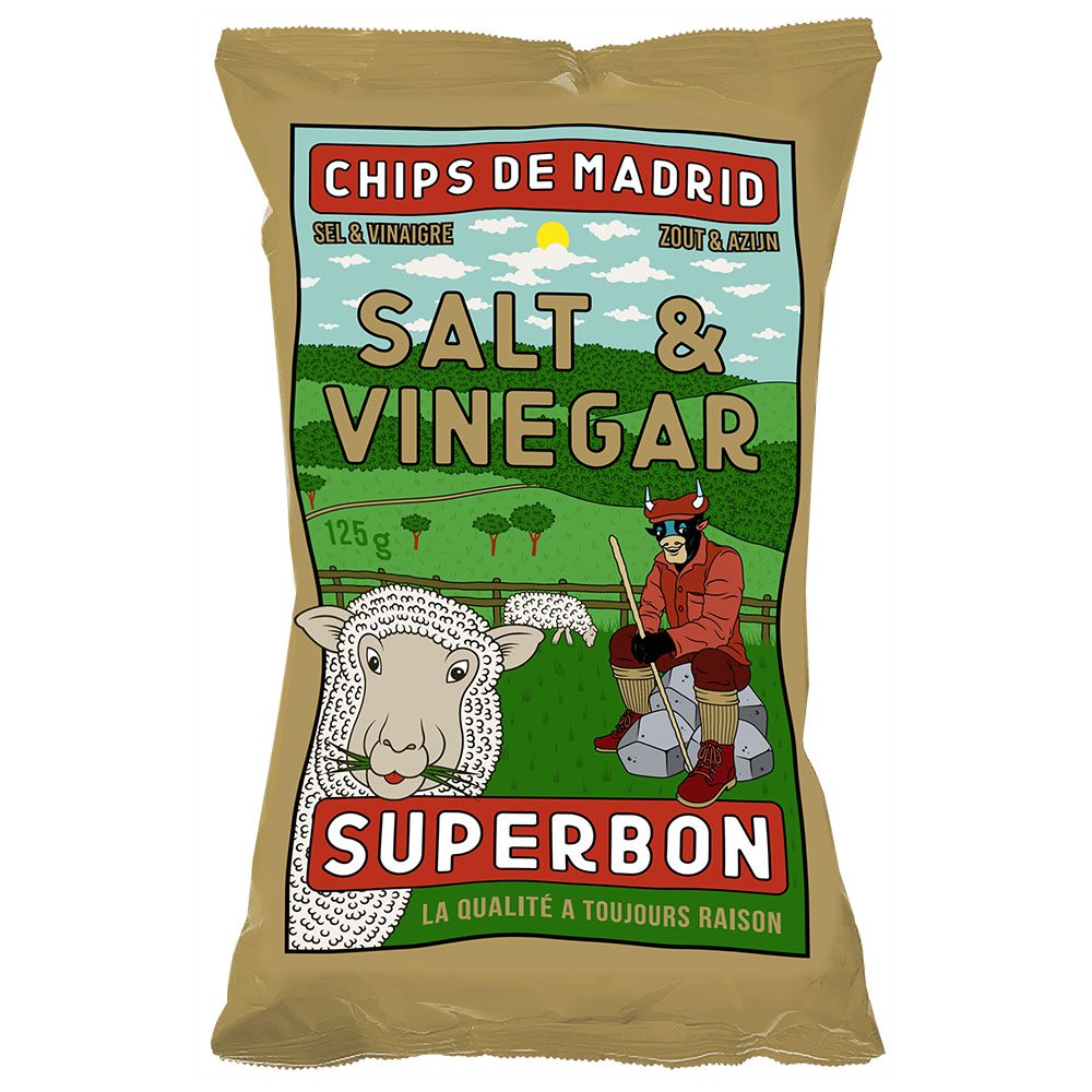 Chips de Madrid - Salt & Vinegar Superbon 135g