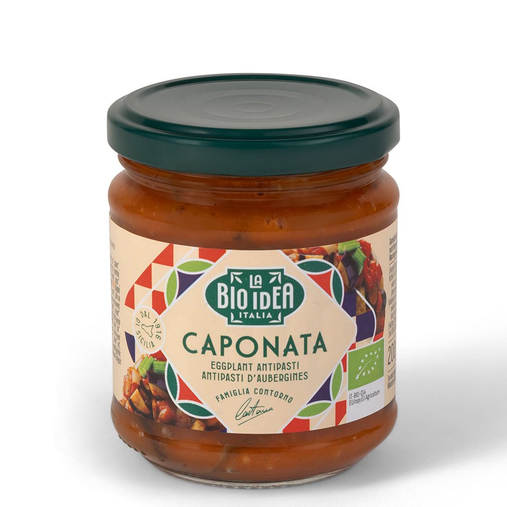 Organic Caponata - Aubergine Antipasti La Bio-Idea 200g