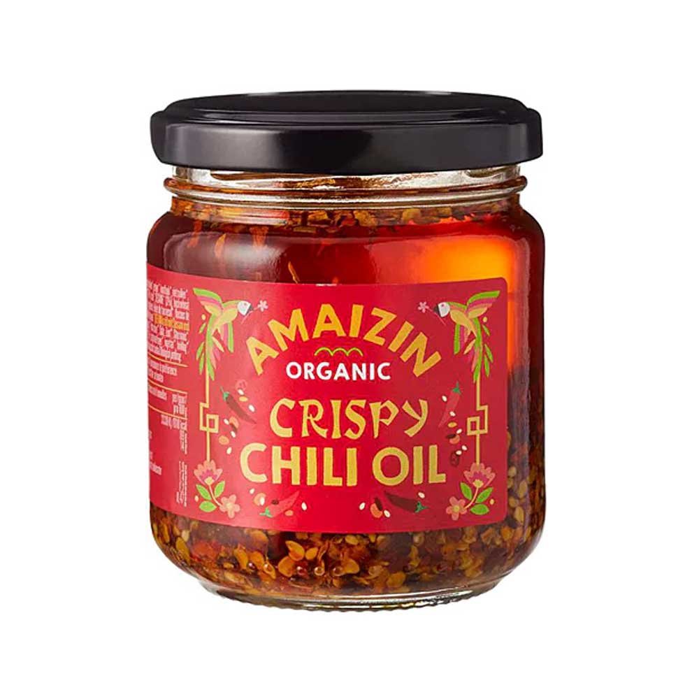 Organic Crispy Chili Oil Amaizin 6x170g Organic Crispy Chili Oil Amaizin 6x170g