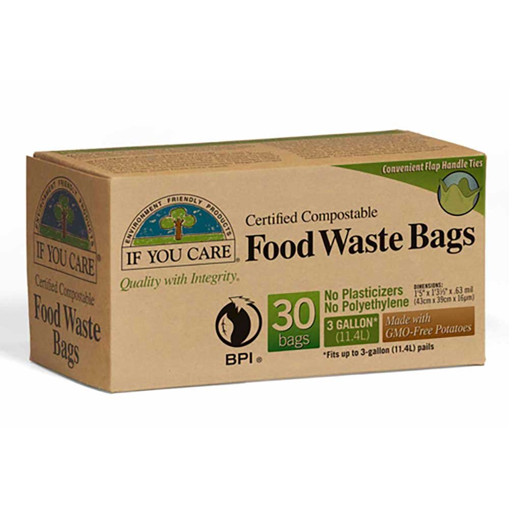 Food Waste Bags - 43x39cm If You Care 30bgs Food Waste Bags - 43x39cm If You Care 30bgs