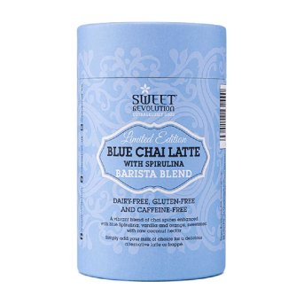 Organic Blue Chai Latte with spirulina - Barista Sweet Revol Organic Blue Chai Latte with spirulina - Barista Sweet Revol