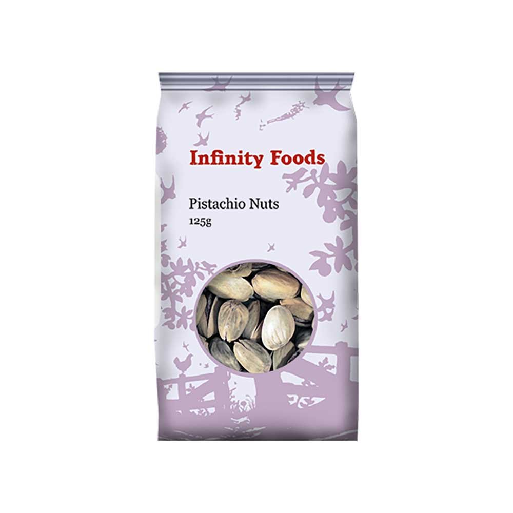 Pistachios - roasted & salted Infinity Foods 125g Pistachios - roasted & salted Infinity Foods 125g