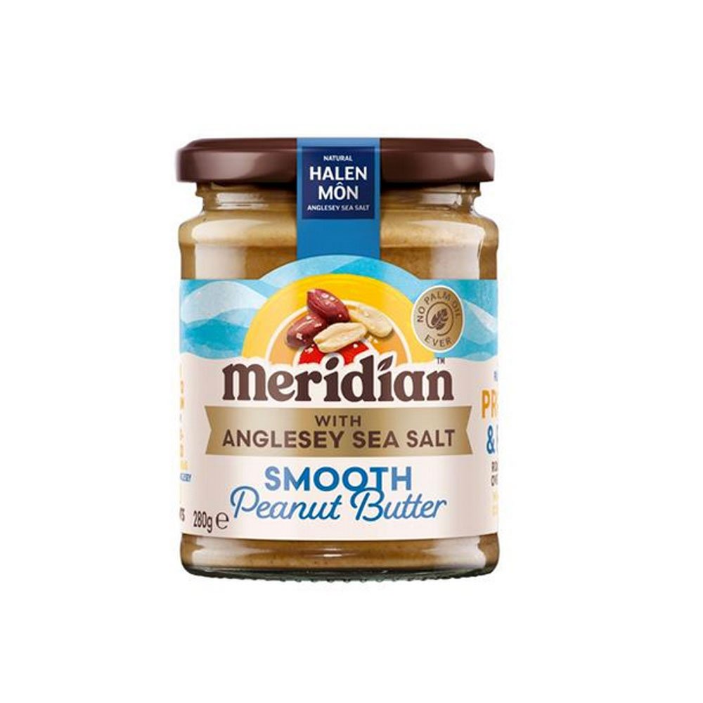 Peanut Butter Smooth with Anglesey Sea Salt Meridian 6x280g