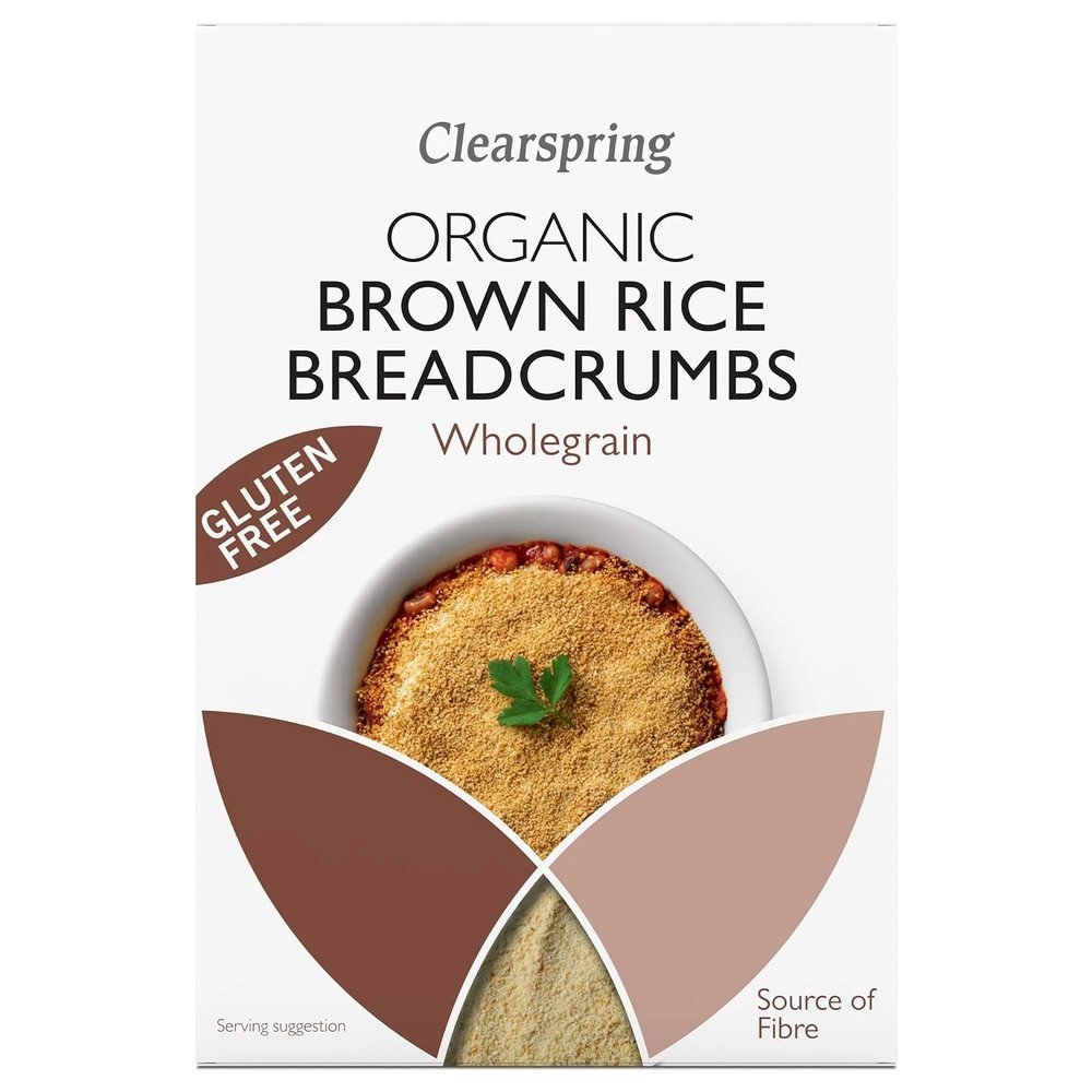 Organic Brown Rice Breadcrumbs Clearspring 12x250g Organic Brown Rice Breadcrumbs Clearspring 12x250g