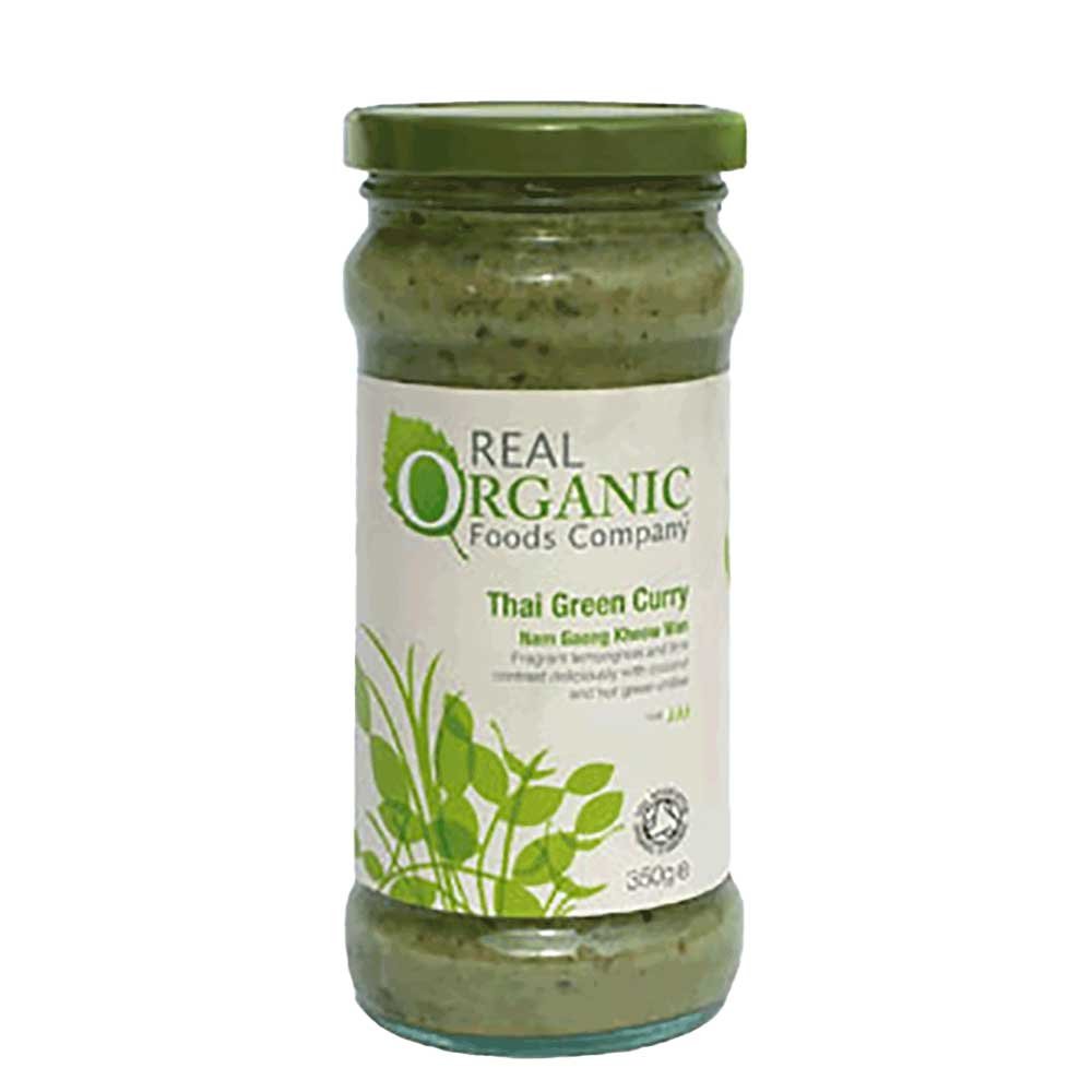Organic Thai Green Curry Sauce Real Organic 350g Organic Thai Green Curry Sauce Real Organic 350g