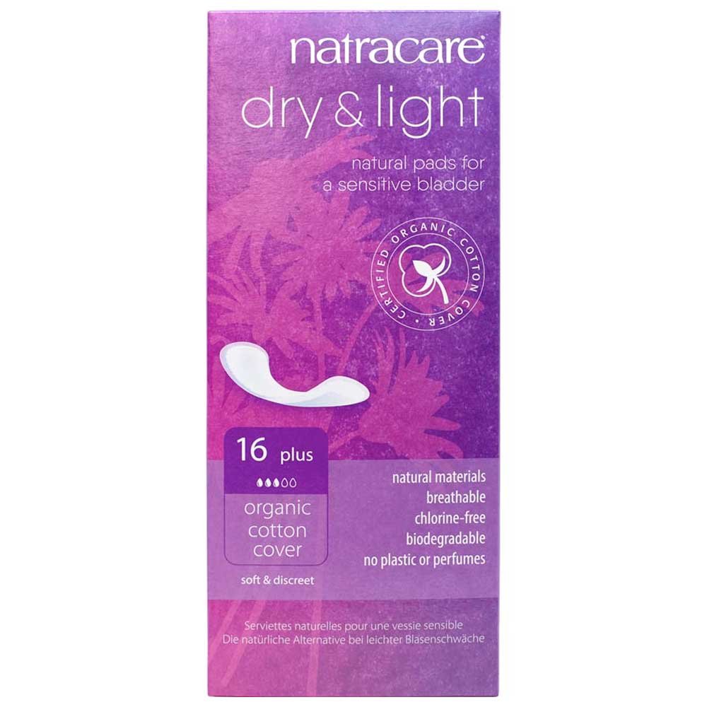 Dry & Light Plus Incontinence Pads Natracare 16 Dry & Light Plus Incontinence Pads Natracare 16
