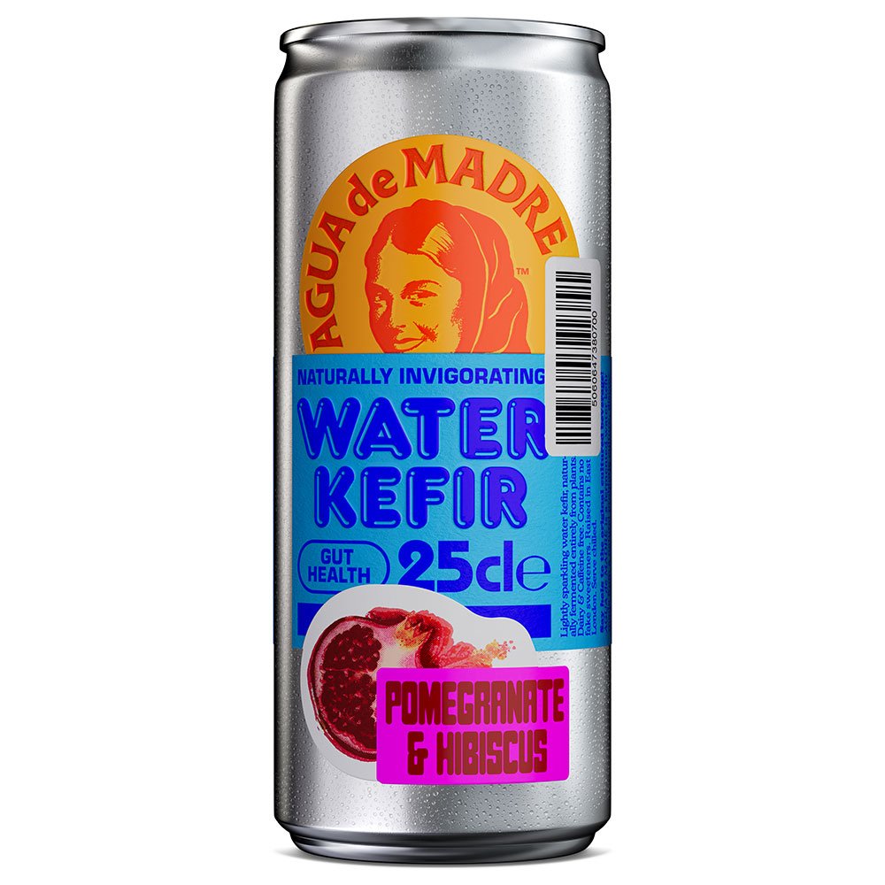 Pomegranate & Hibiscus Water Kefir Agua de Madre 250ml