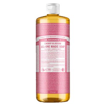 Organic Cherry Blossom Liquid Soap - single Dr. Bronner 945m