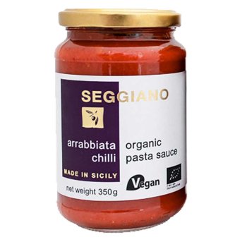 Organic Arrabbiata Pasta Sauce Seggiano 350g