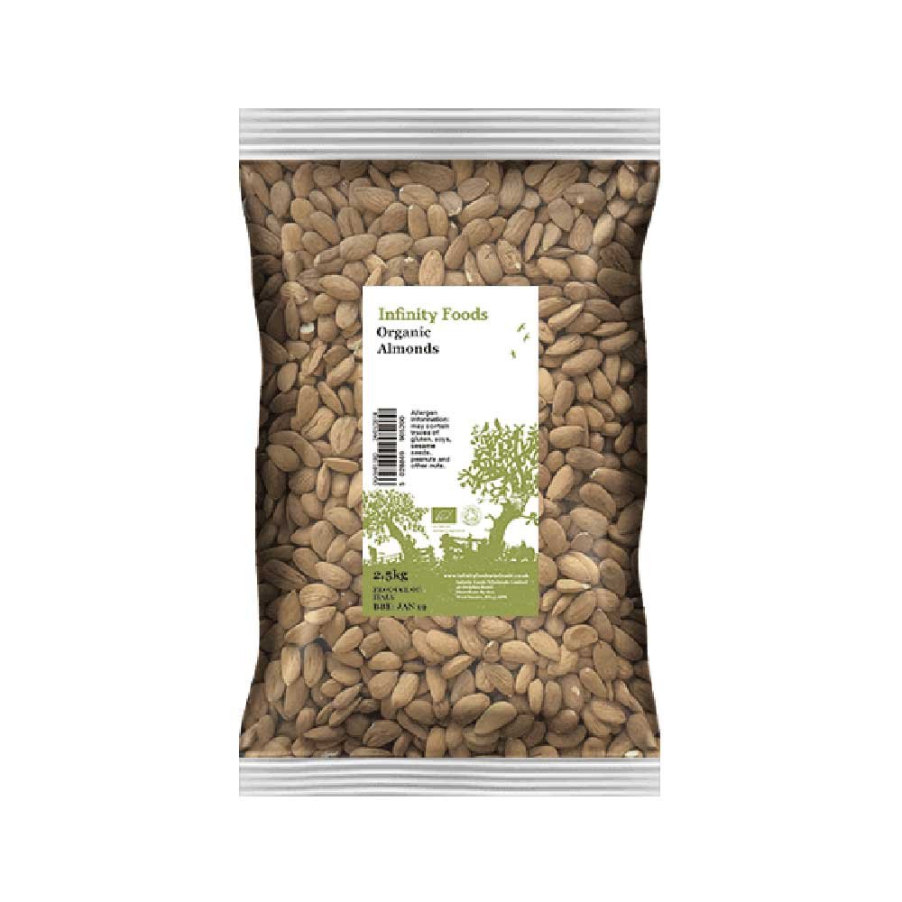 Organic Almonds Infinity Foods 2.5kg