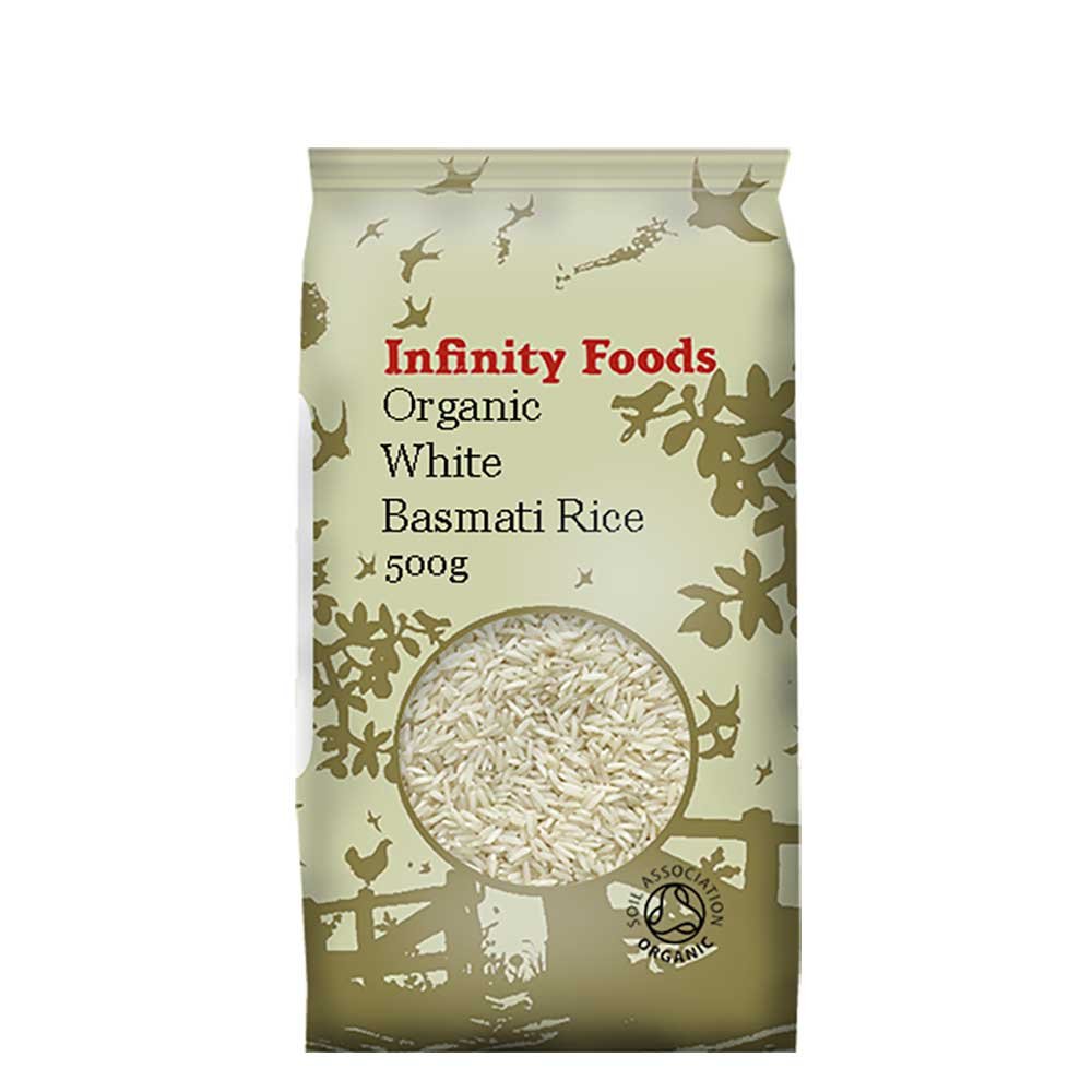 Organic White Basmati Rice - Indian Infinity Foods 500g