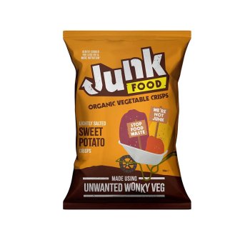 Organic Sweet Potato Crisps Junk Crisps 12x100g