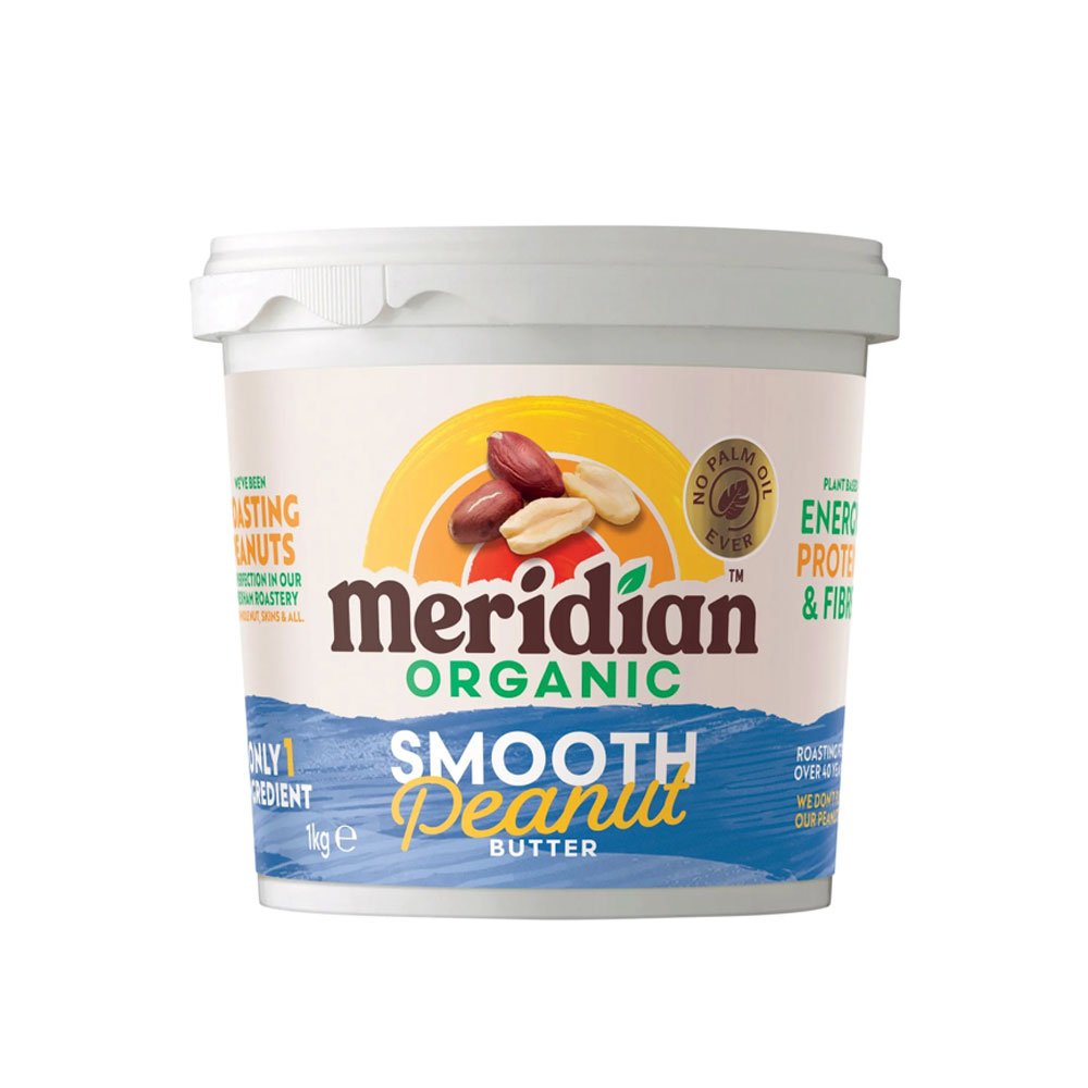 Organic Bulk Peanut Butter Smooth 100% - plastic Meridian 1k Organic Bulk Peanut Butter Smooth 100% - plastic Meridian 1k