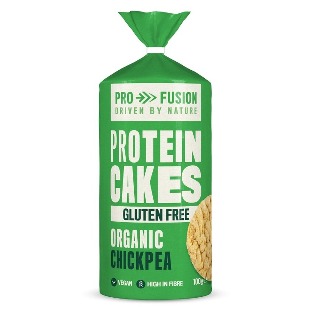 Organic Protein Cakes - chickpea Profusion 12x100g Organic Protein Cakes - chickpea Profusion 12x100g