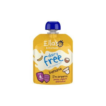 Organic Dairy Free Banana Yogurt - gluten free Ella's Kitche Organic Dairy Free Banana Yogurt - gluten free Ella's Kitche