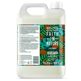 Bulk Coconut Shampoo Faith in Nature 5l