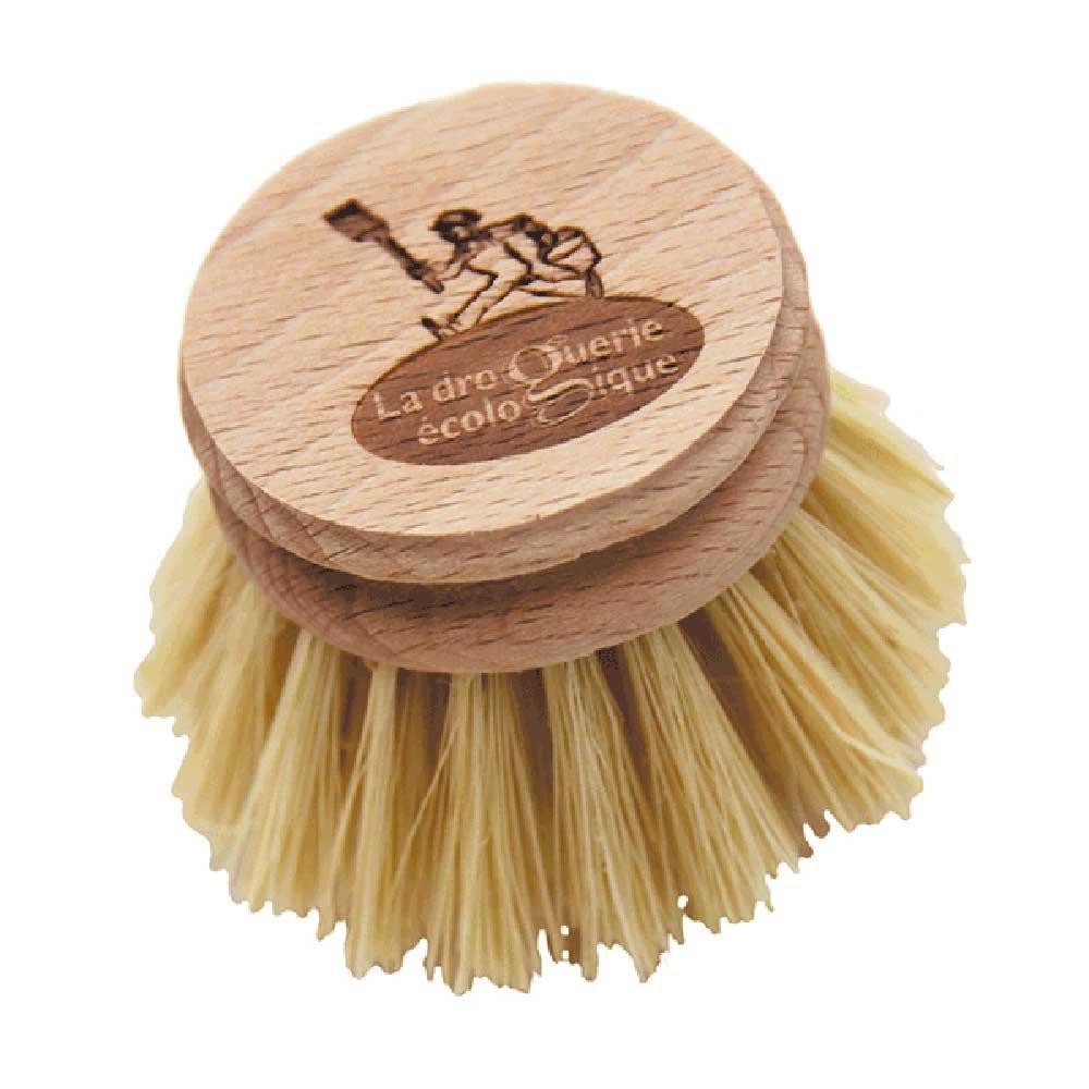 Wooden Dish Brush replacement head La Droguerie 1pack