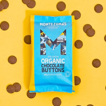 Organic Milk Chocolate Buttons Montezuma 8x120g Organic Milk Chocolate Buttons Montezuma 8x120g