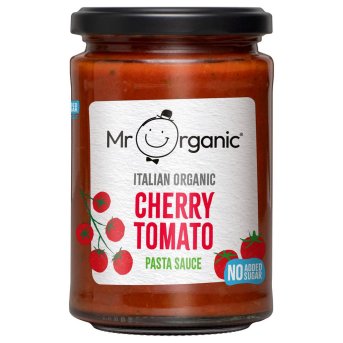 Organic Cherry Tomato Pasta Sauce Mr Organic 6x350g Organic Cherry Tomato Pasta Sauce Mr Organic 6x350g
