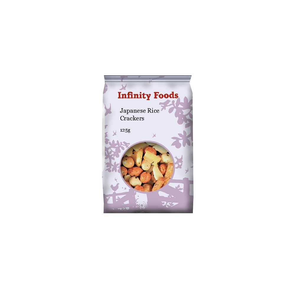 Japanese Rice Crackers Infinity Foods 125g Japanese Rice Crackers Infinity Foods 125g