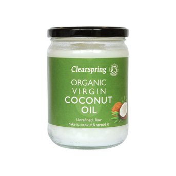 Organic Coconut Oil - virgin - 400g Clearspring 440ml Organic Coconut Oil - virgin - 400g Clearspring 440ml