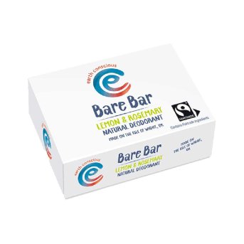 Bare Bar Deodorant - Lemon & Rosemary - vegan Earth Consciou Bare Bar Deodorant - Lemon & Rosemary - vegan Earth Consciou