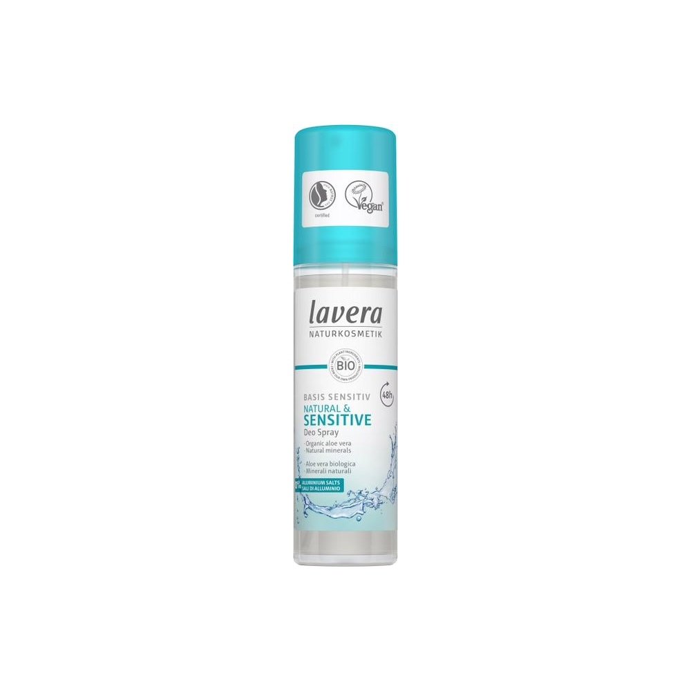 Basis Sensitive Deodorant Spray Lavera 4x75ml Basis Sensitive Deodorant Spray Lavera 4x75ml