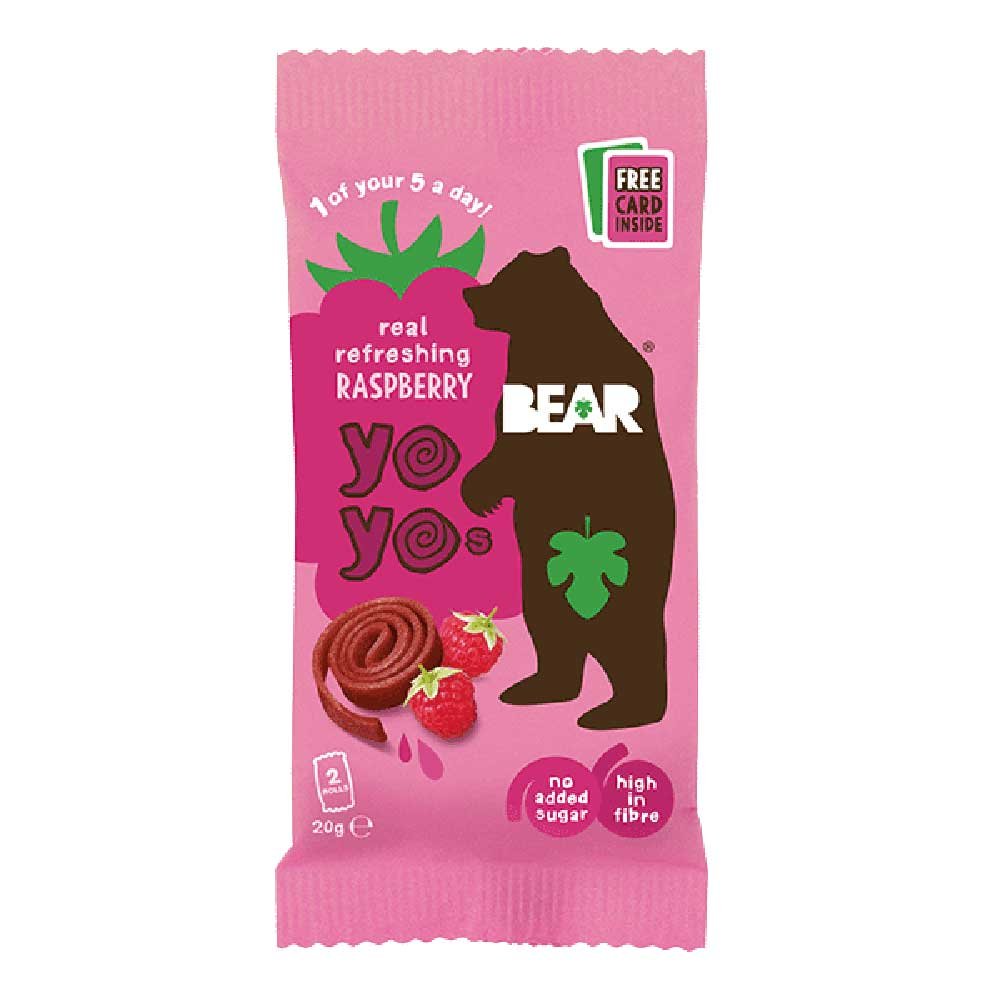 Raspberry Yoyo Fruit Rolls Bear 20g Raspberry Yoyo Fruit Rolls Bear 20g