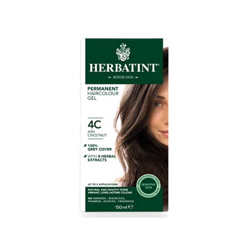 4C - Ash Chestnut - Hair Colour Herbatint 1pack 4C - Ash Chestnut - Hair Colour Herbatint 1pack