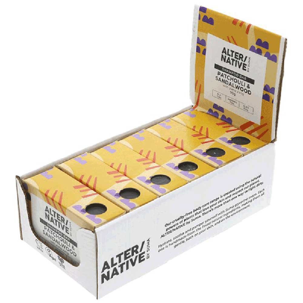 Patchouli & Sandalwood Glycerine Shampoo Bar Alter-Native by Suma 90g