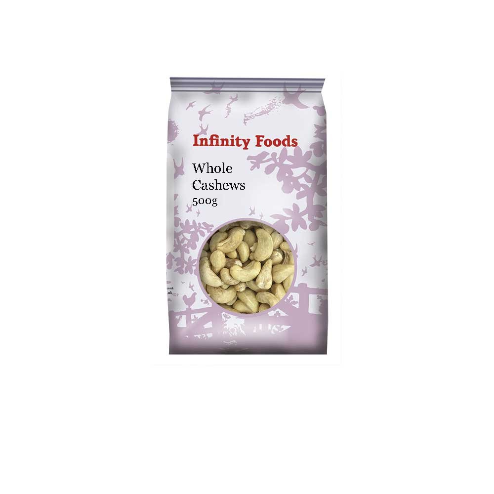 Cashews Whole Infinity Foods 500g