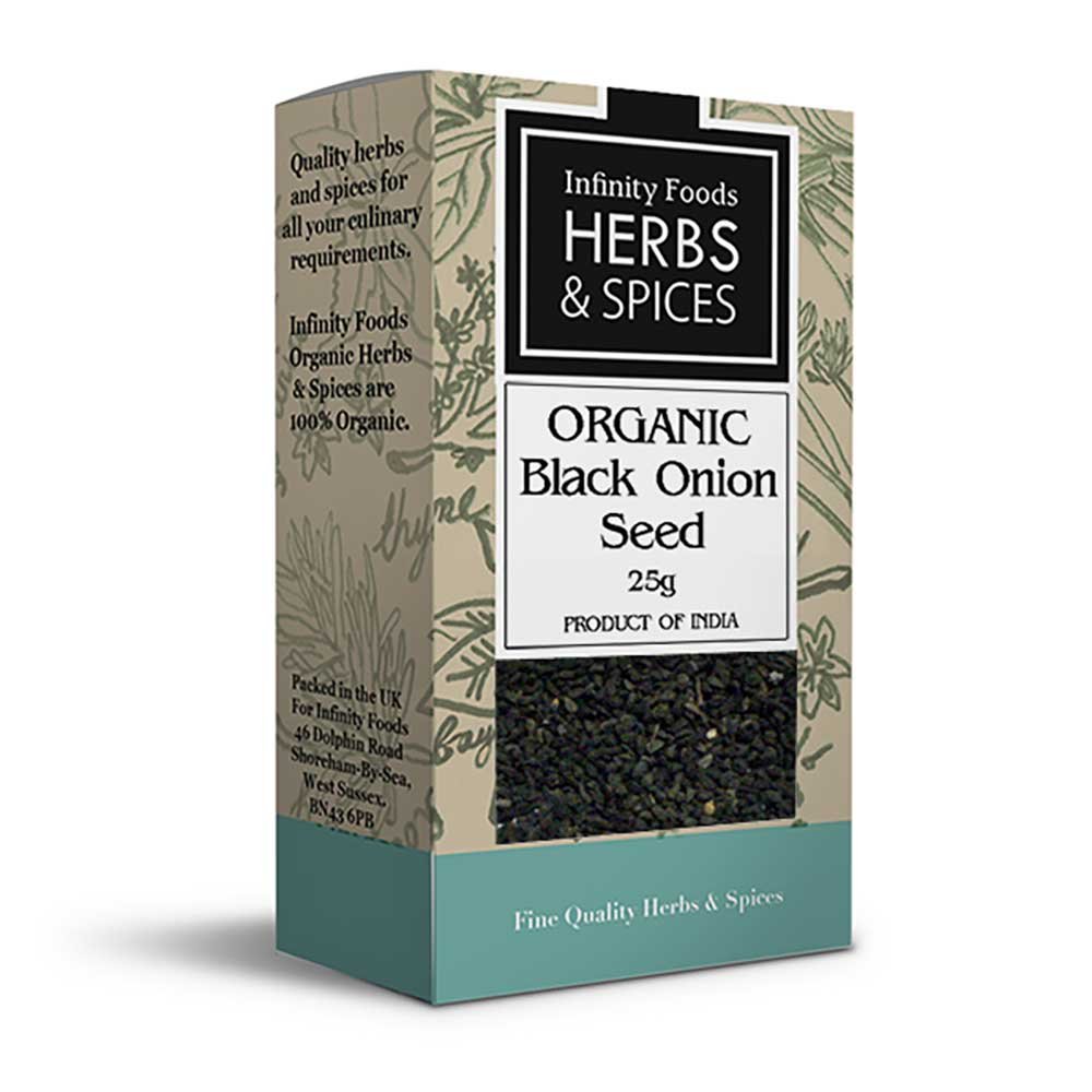 Organic Black Onion Seed (Nigella Seed) Infinity Foods 25g