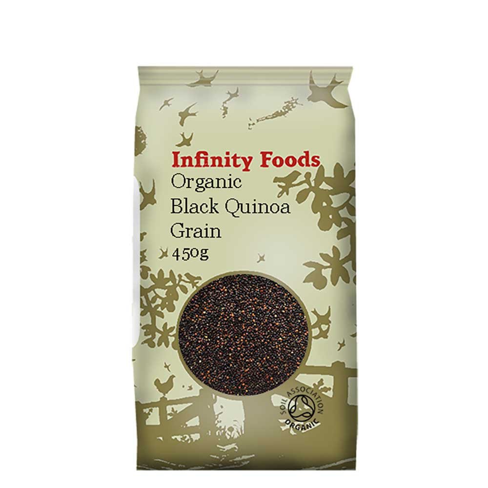 Organic Black Quinoa Grain Infinity Foods 450g Organic Black Quinoa Grain Infinity Foods 450g