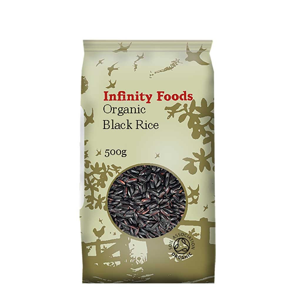 Organic Black Rice - Italy Infinity Foods 500g Organic Black Rice - Italy Infinity Foods 500g