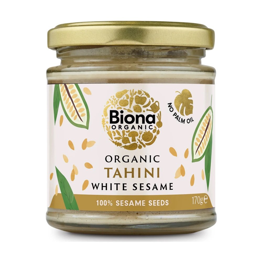 Organic Tahini White no salt - raw Biona 6x170g Organic Tahini White no salt - raw Biona 6x170g