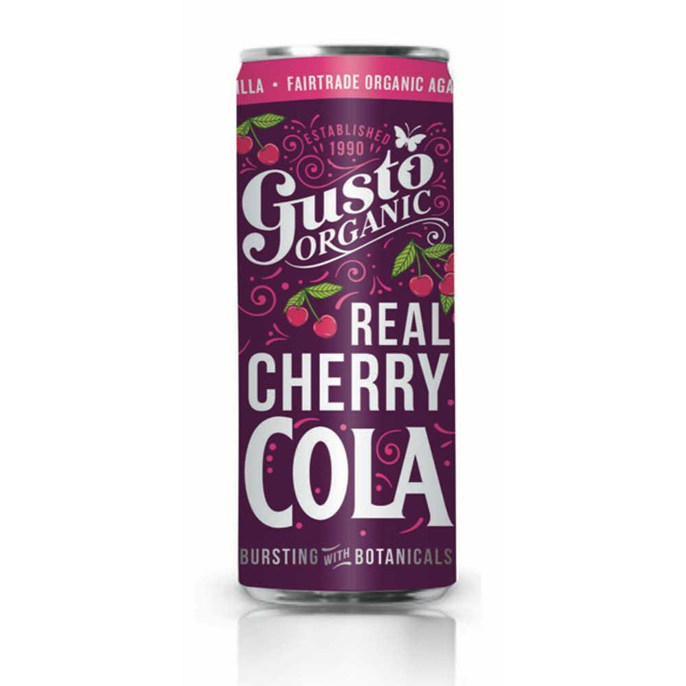 Organic Gusto Real Cherry Cola Gusto 24x250ml