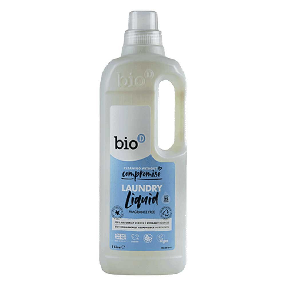 Laundry Liquid - Fragrance Free Bio-D 1l Laundry Liquid - Fragrance Free Bio-D 1l
