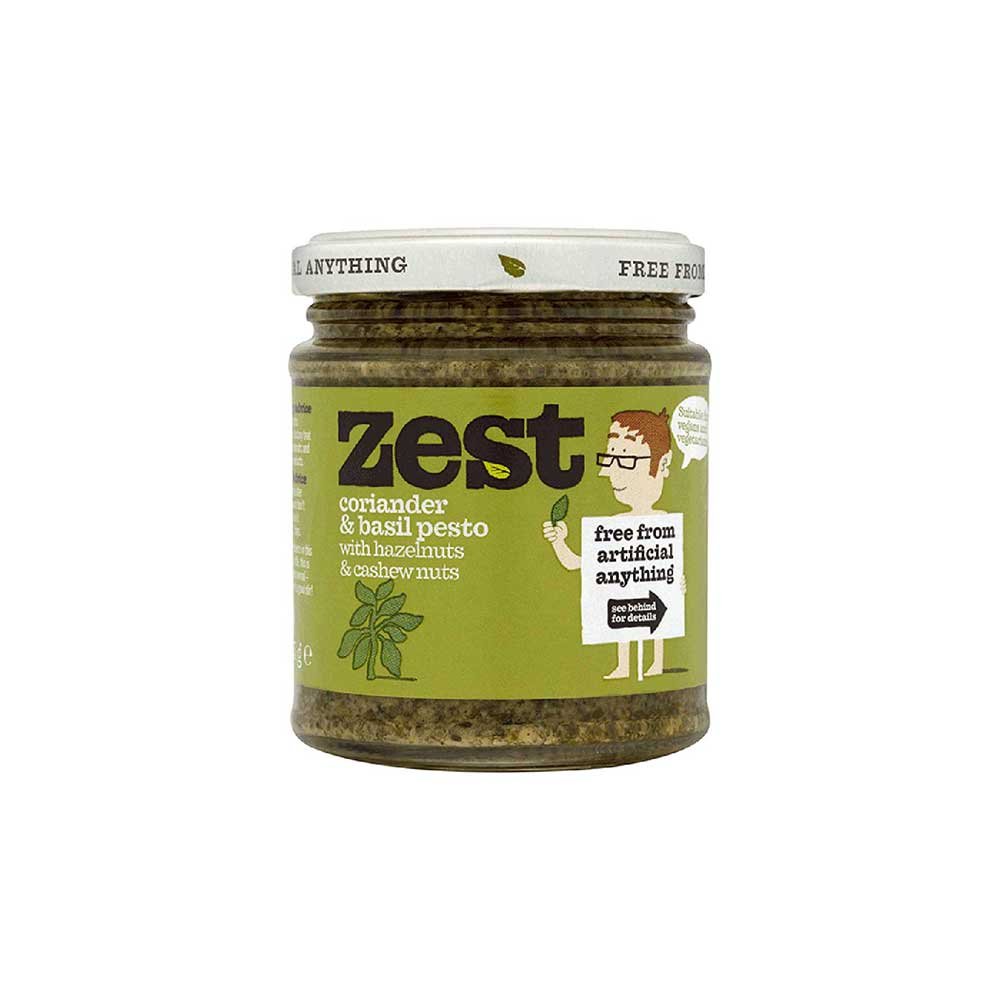 Coriander, Basil & Hazel Pesto-style Sauce Zest 165g