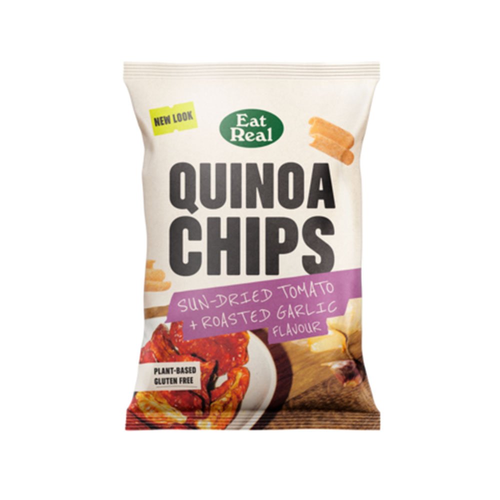 Sundried Tomato & Roast Garlic Quinoa Chips Sundried Tomato & Roast Garlic Quinoa Chips
