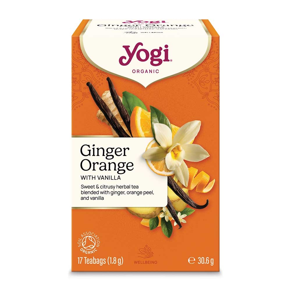 Organic Ginger Orange Tea Yogi 6x17bags