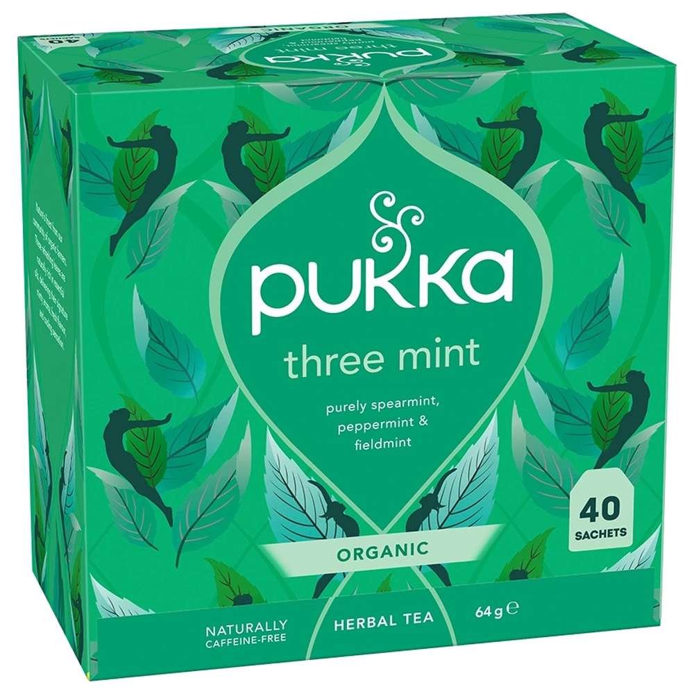 Organic Three Mint Pukka 4x40bags