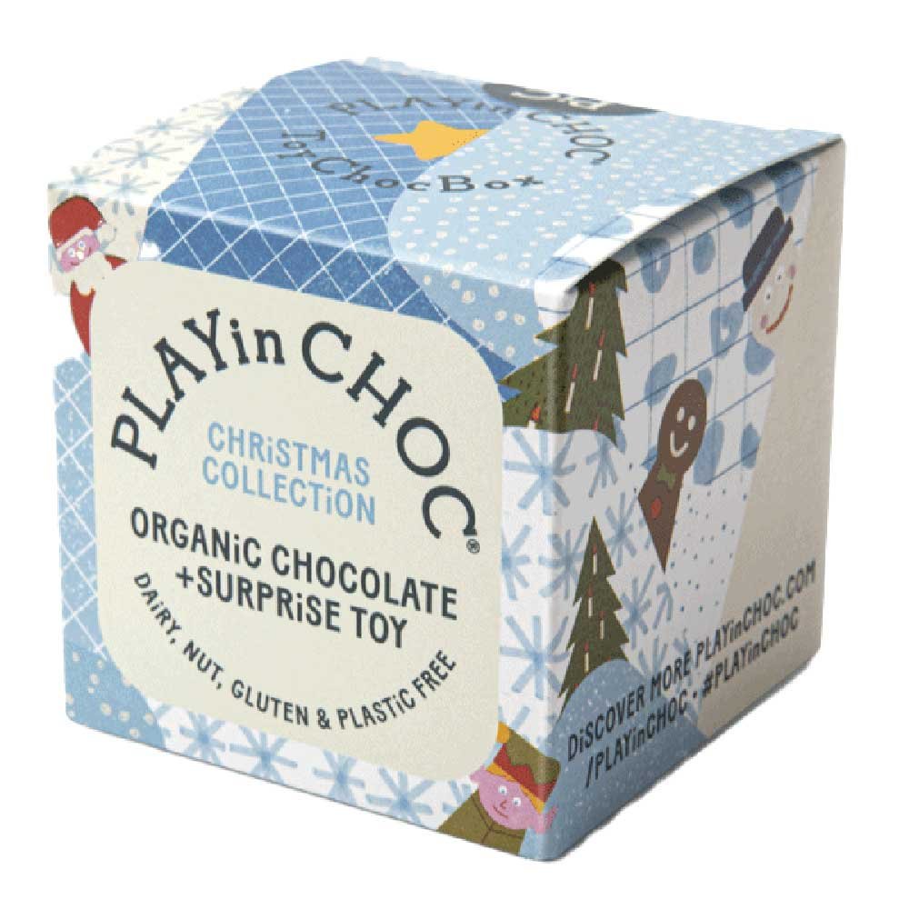 Organic Christmas Series 3d puzzle toy with chocolate PLAYin