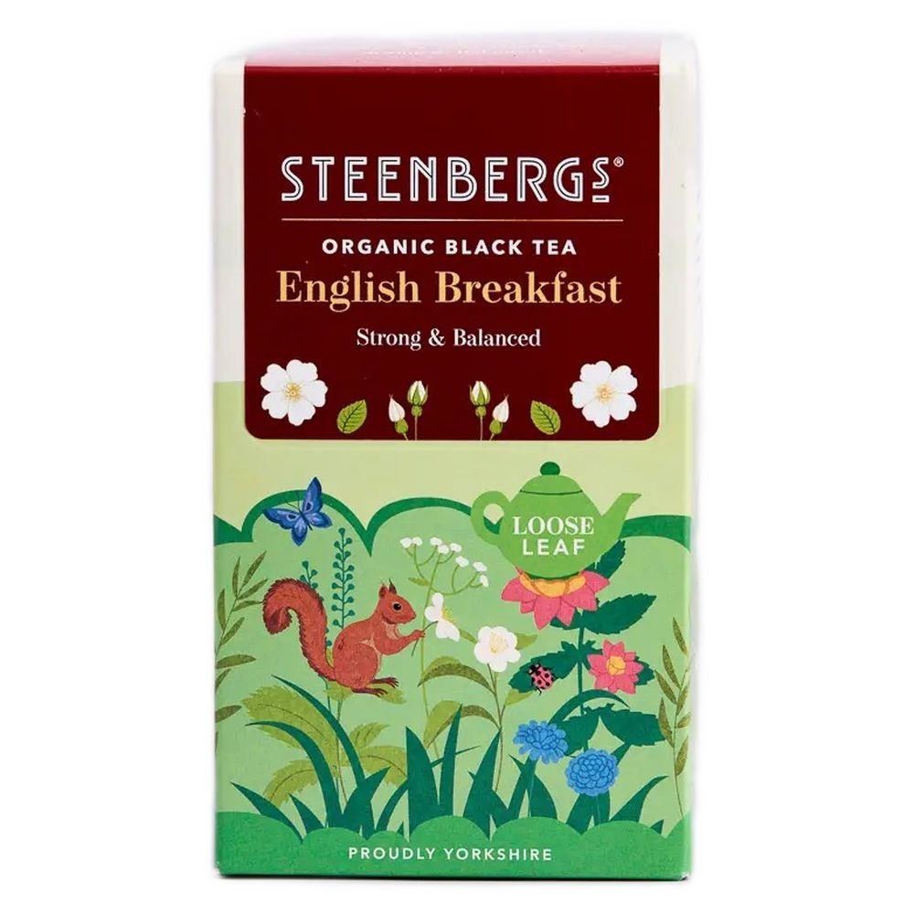 Organic English Breakfast Steenbergs 4x100g Organic English Breakfast Steenbergs 4x100g