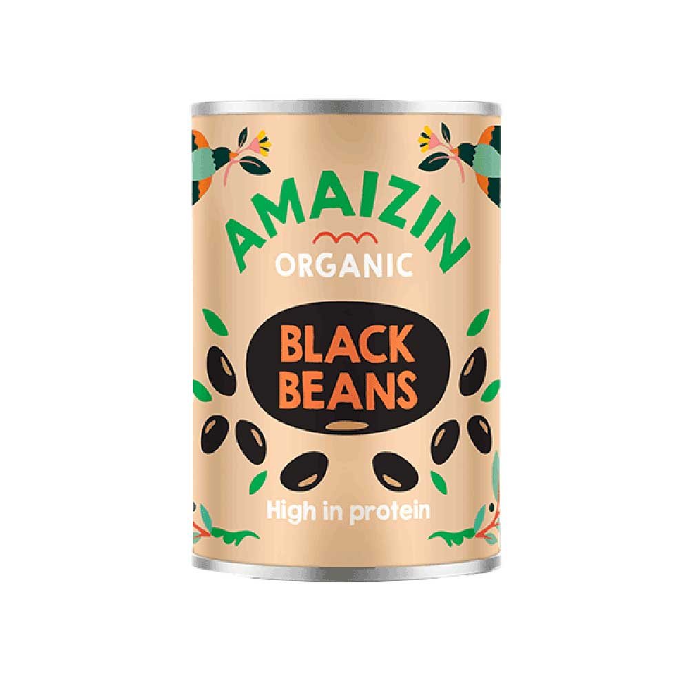 Organic Black Beans Amaizin 400g