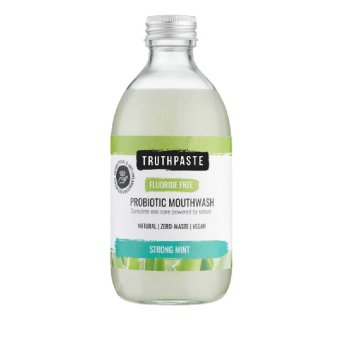 Strong Mint Probiotic Mouthwash - fluoride free Truthpaste 6x300ml Strong Mint Probiotic Mouthwash - fluoride free Truthpaste 6x300ml