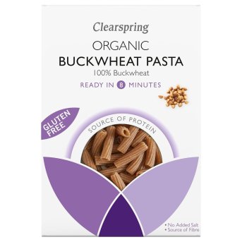 Organic Buckwheat Tortiglioni Clearspring 8x250g Organic Buckwheat Tortiglioni Clearspring 8x250g
